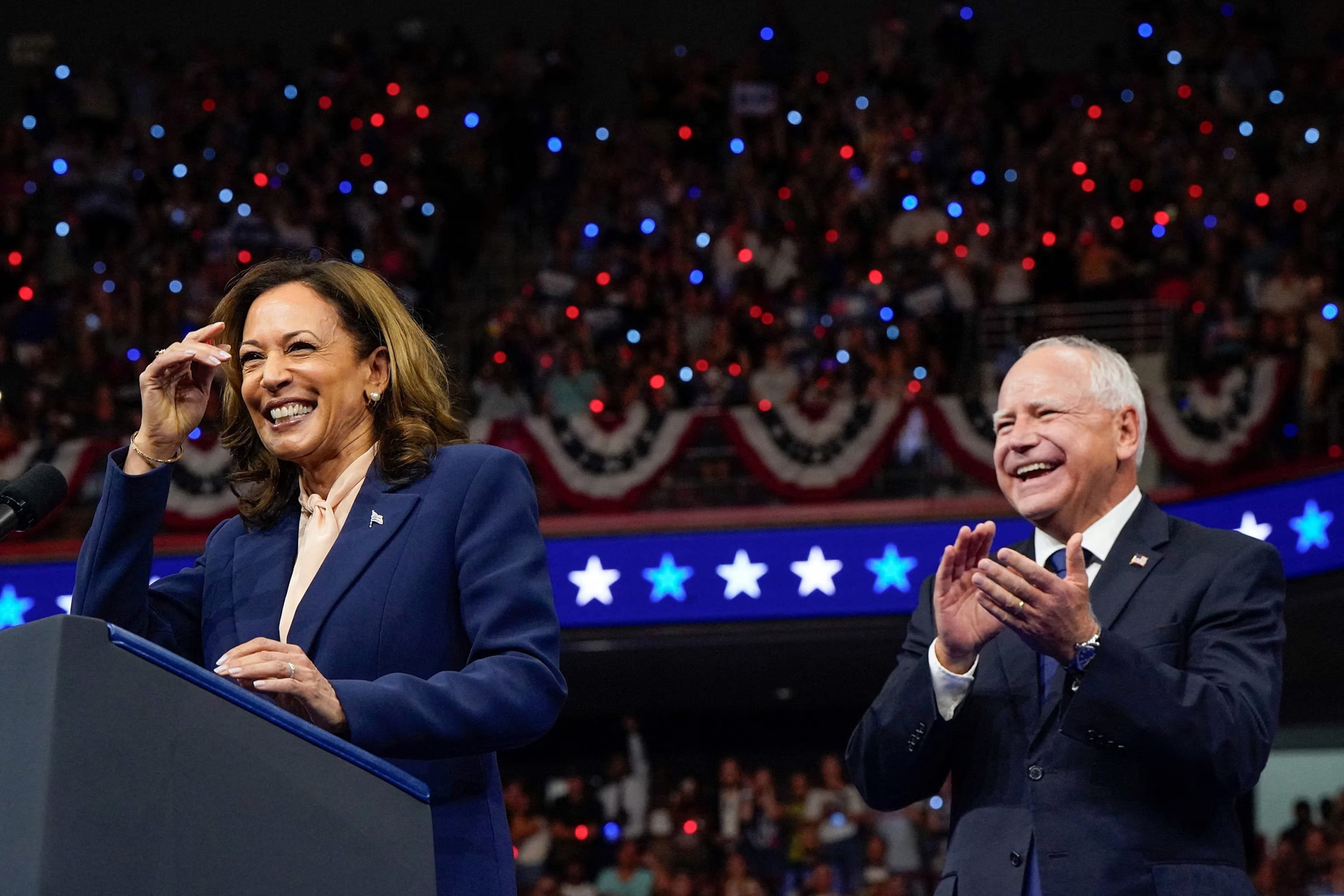 Things Looking Good For Kamala Harris And Tim Walz Despite Mounting Republican Attacks
