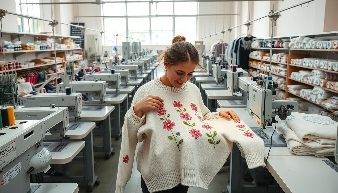 How To Choose The Right Apparel Manufacturer For Your Embroidered Sweaters