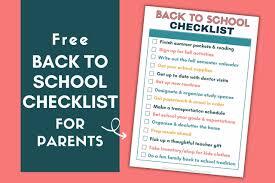 A Parent's Checklist For Two Weeks Before School (For The House And The Kids)