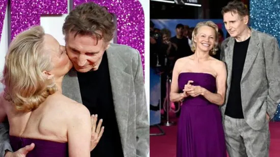 Liam Neeson And Pamela Anderson Spark Dating Rumors Amid ‘Naked Gun’ Buzz