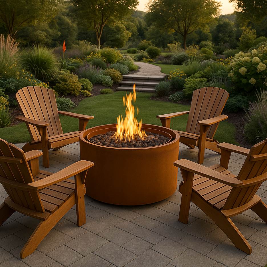Corten Steel Planters And Firepits: A Simple Way To Upgrade Your Outdoor Space
