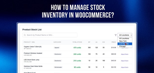 How To Manage Stock Inventory In WooCommerce?