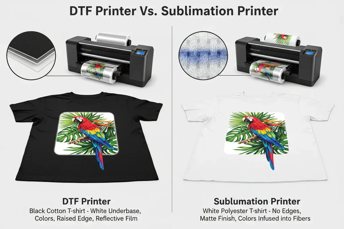 Clean And Easy Printing Using HTVRONT D2 DTF Printer With Teflon Sheet Heat Press