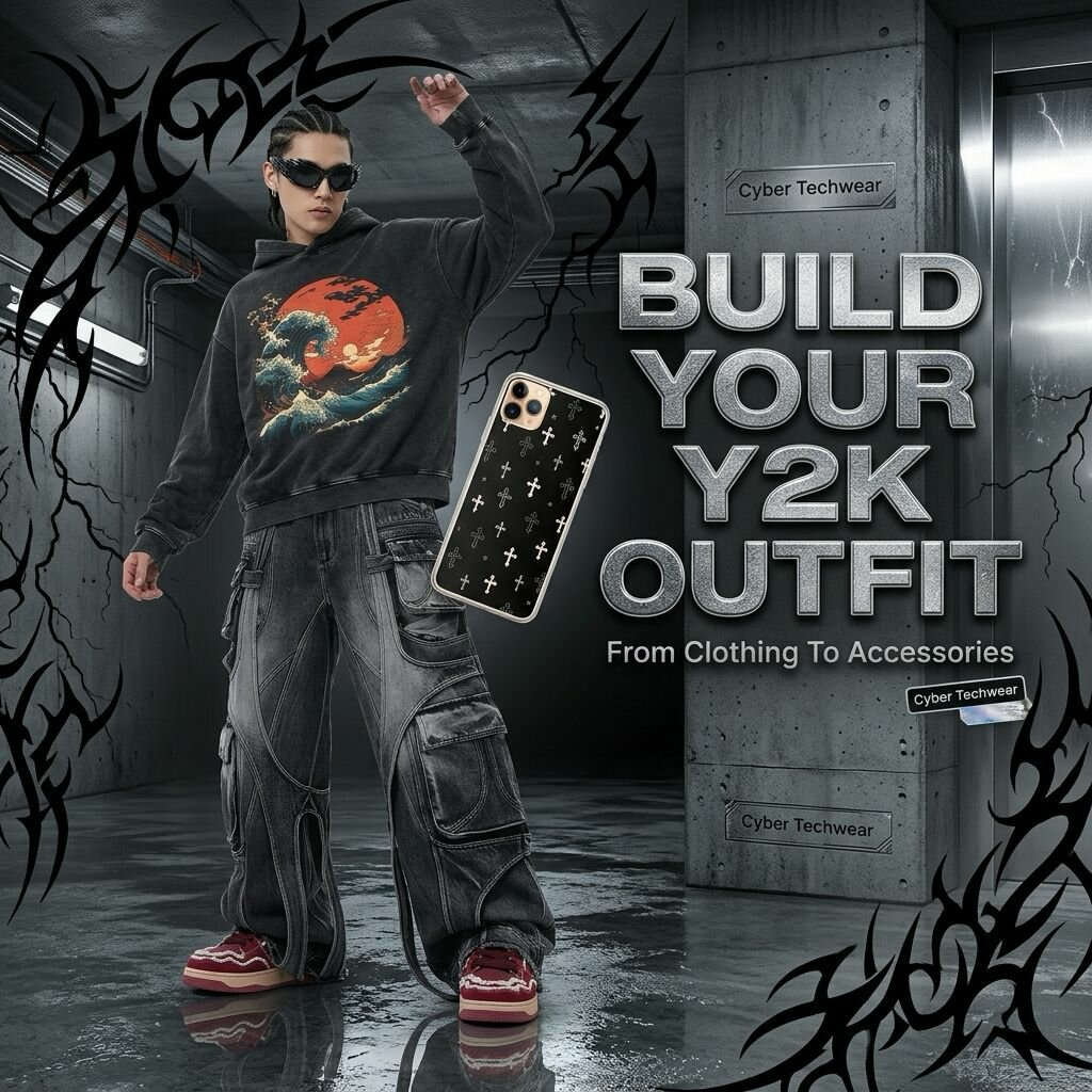 How To Style Y2K Pants With Hoodies And Accessories