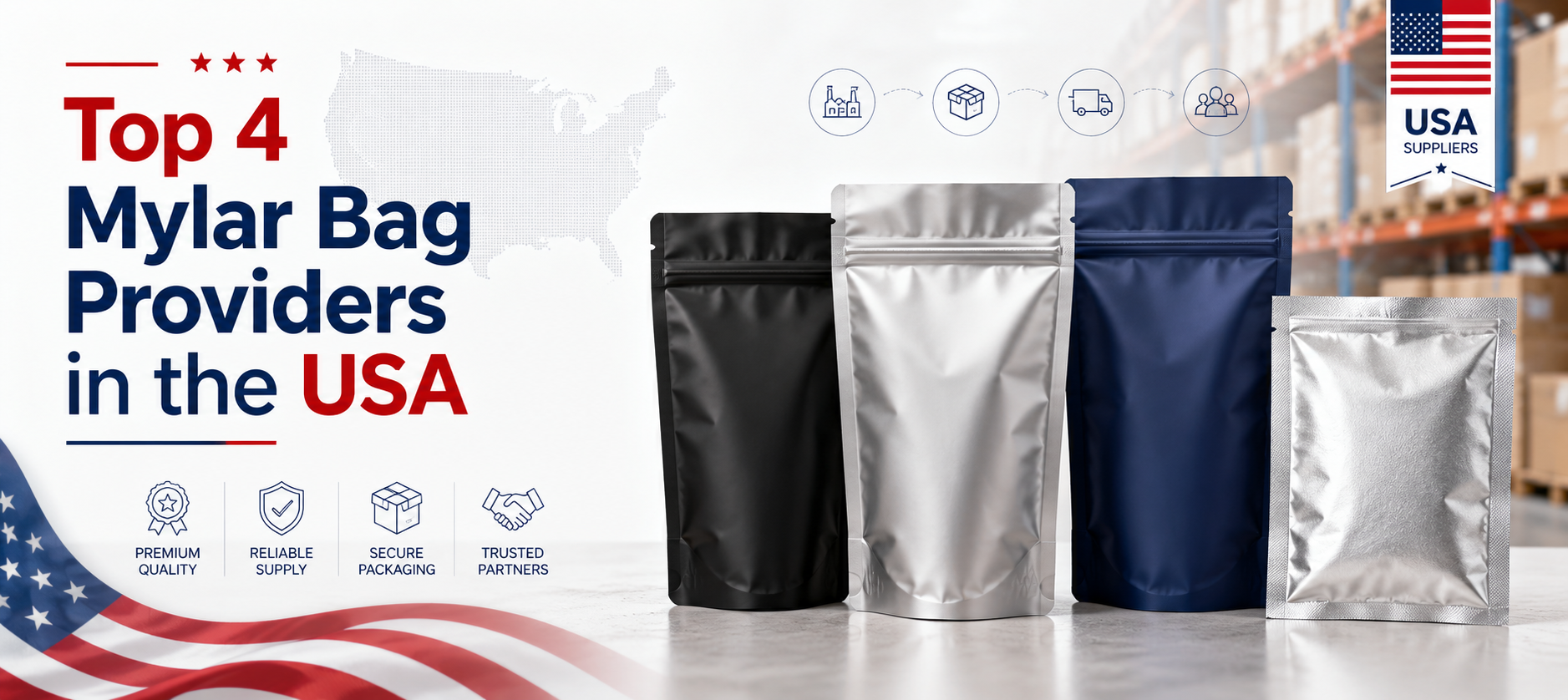 Top 4 Mylar Bag Providers In The USA